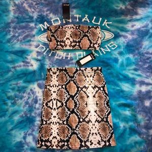 Brand New Sexy Snakeprint Set from NastyGal!